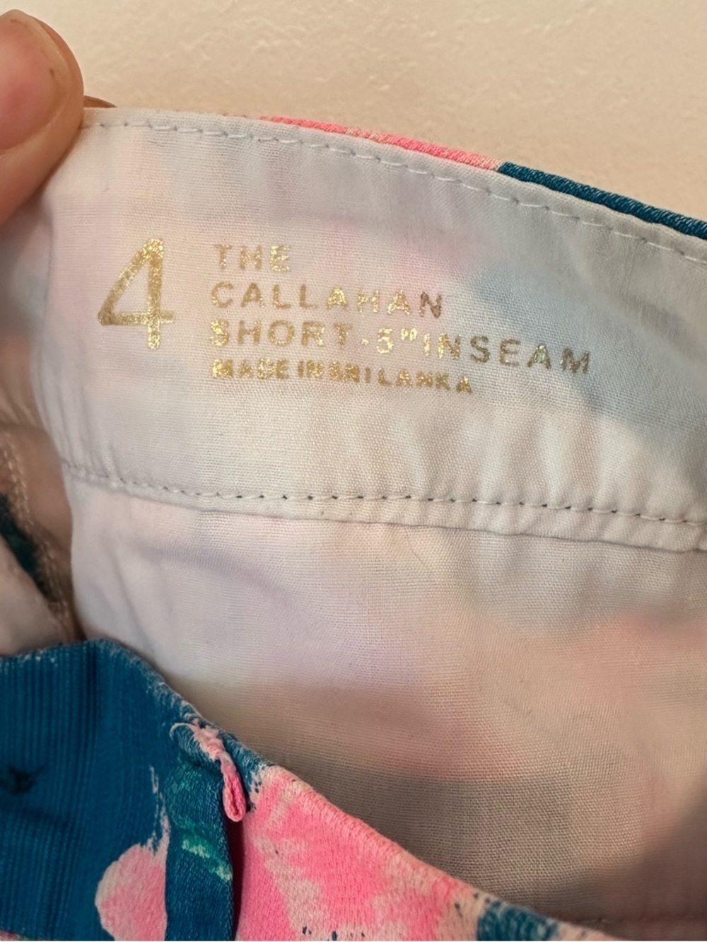 Lilly Pulitzer Callahan Short Pans Garden Tidal Wave Womens Size 4 Preppy Floral - Picture 6 of 7